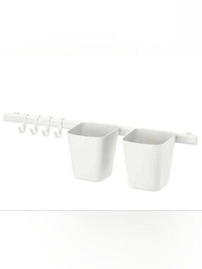 Sunnersta Rail containers & hooks